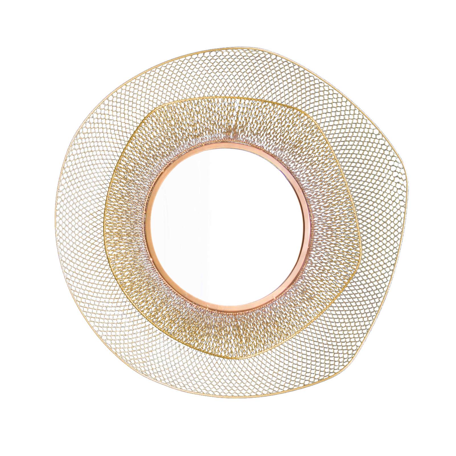 Organisch geformter Metallspiegel