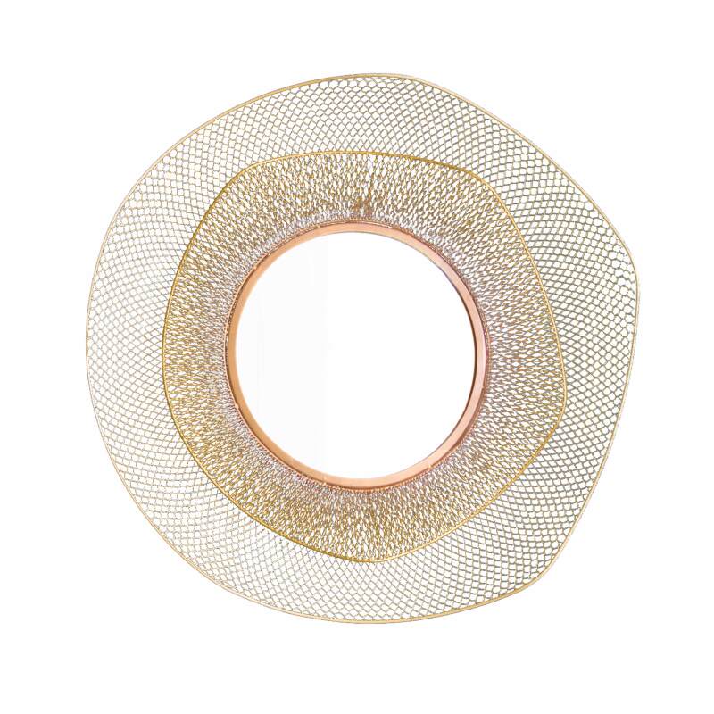 Organisch geformter Metallspiegel