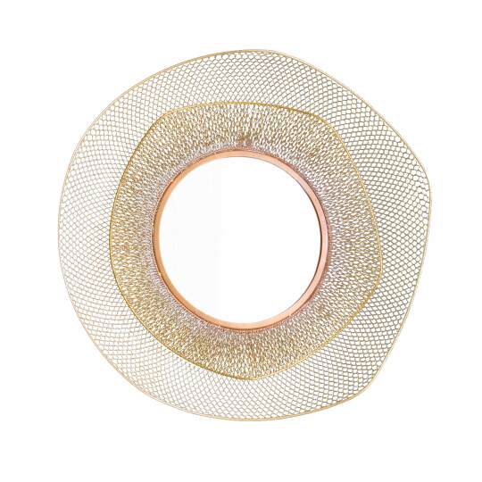 Organisch geformter Metallspiegel