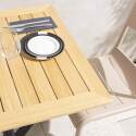 Quadratische Tischplatte 70 x 70 cm aus Holz