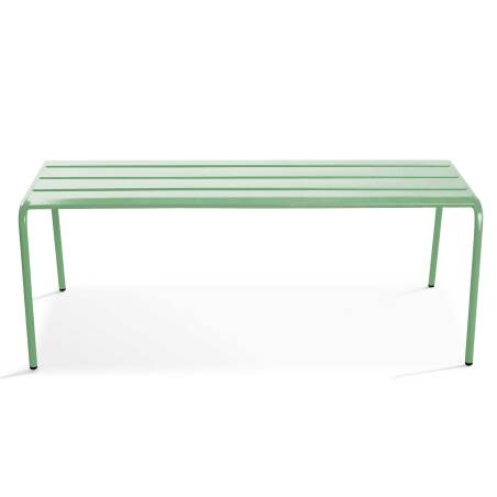 Gartenbank aus thermolackiertem Stahl