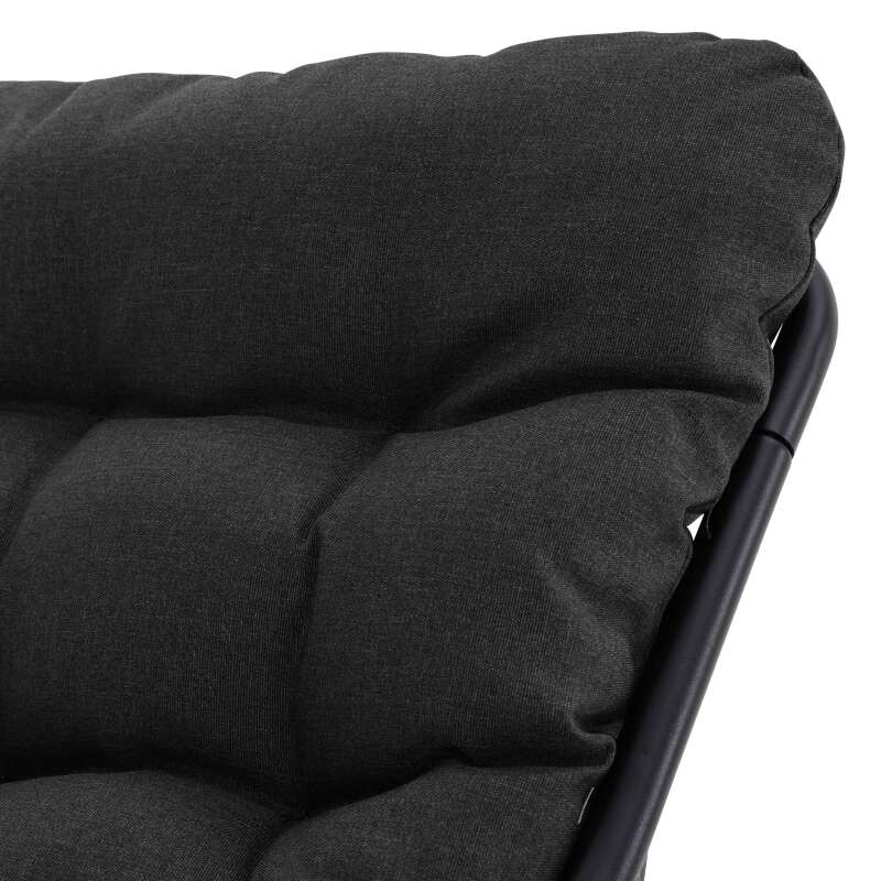 4-Sitzer-Gartenmöbel aus Metall mit 1 Sofa, 2 Sesseln und Couchtisch