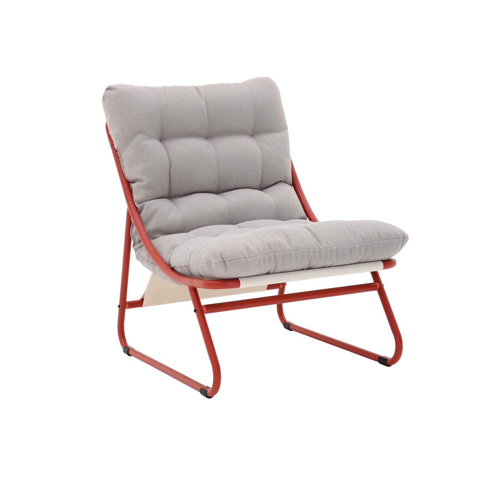 4-Sitzer-Gartenmöbel aus Metall mit 1 Sofa, 2 Sesseln und Couchtisch