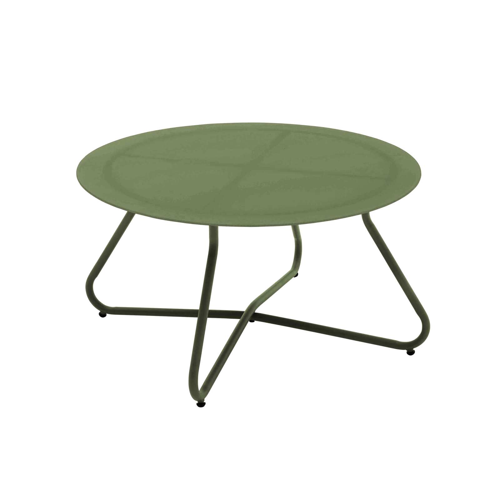 4-Sitzer-Gartenmöbel aus Metall mit 1 Sofa, 2 Sesseln und Couchtisch