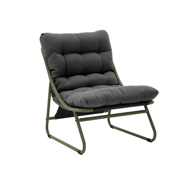 4-Sitzer-Gartenmöbel aus Metall mit 1 Sofa, 2 Sesseln und Couchtisch