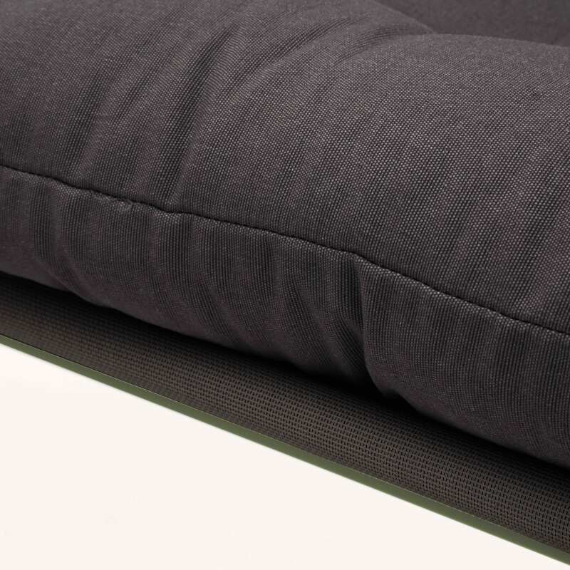 4-Sitzer-Gartenmöbel aus Metall mit 1 Sofa, 2 Sesseln und Couchtisch