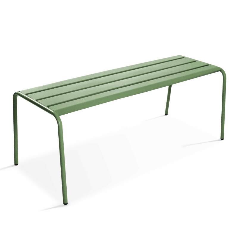 Gartenbank aus thermolackiertem Stahl