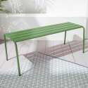 Gartenbank aus thermolackiertem Stahl