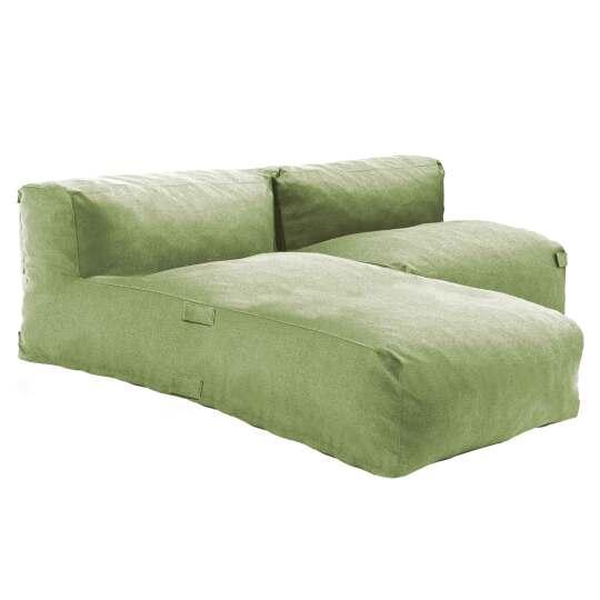 Modulare Gartenmöbel mit 1 Sessel und 1 Chaiselongue