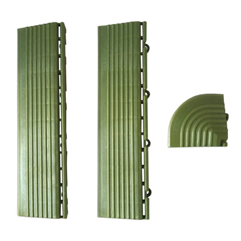 Grüne Münzen und Kanten für klickbare Fliesen 