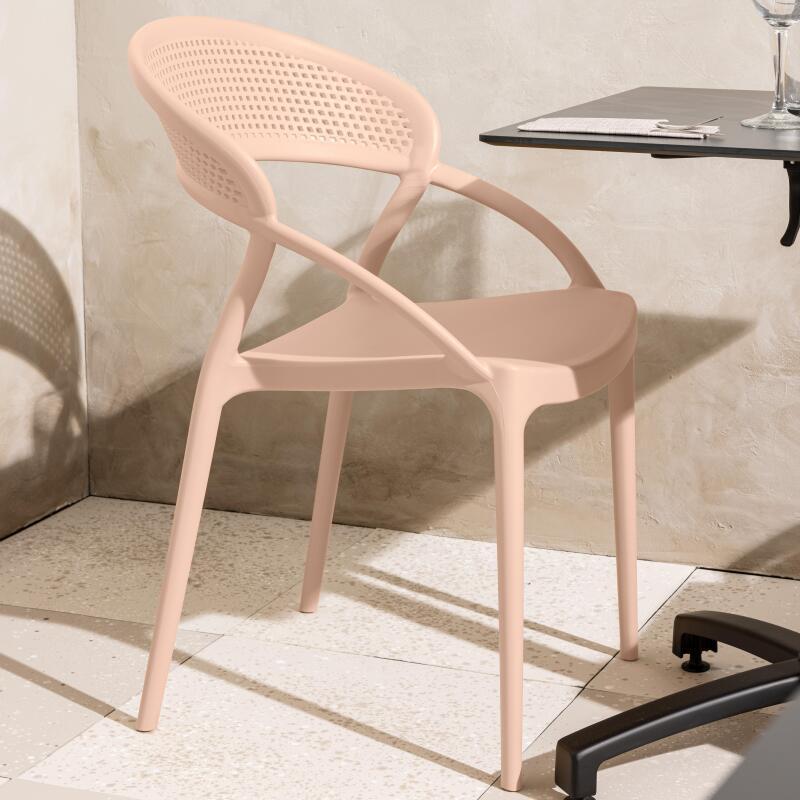4er-set Terrassenstühle aus Kunststoff
