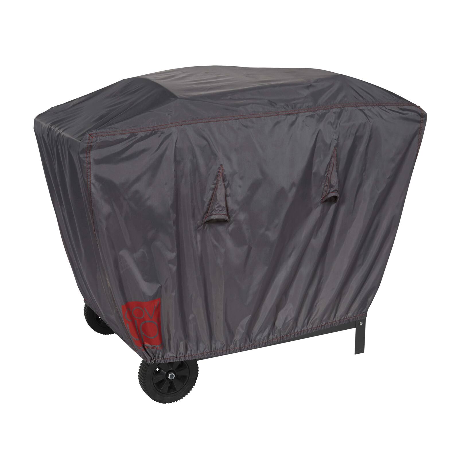 Rechteckige Grillabdeckung 110 x 58 x 60 cm Grau