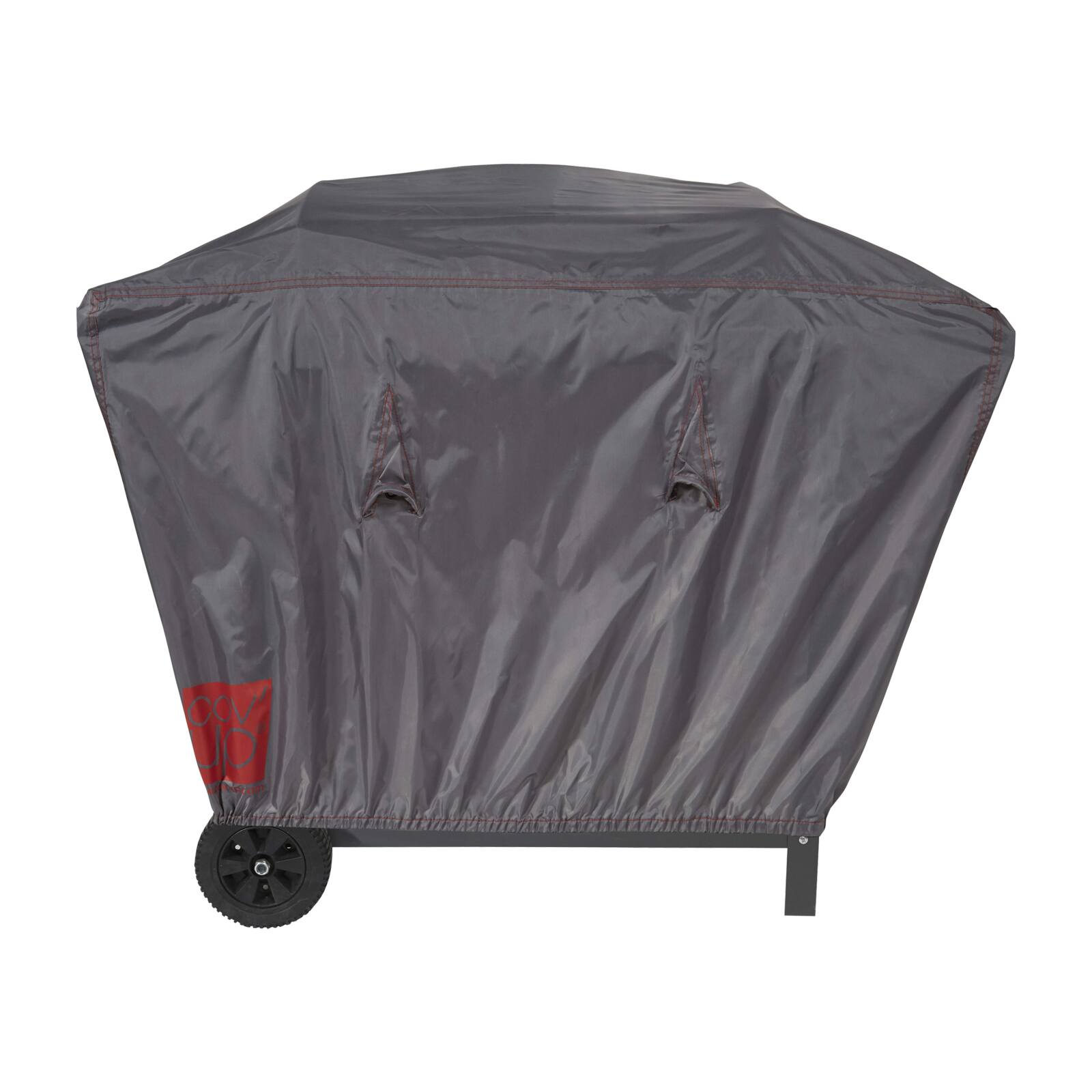 Rechteckige Grillabdeckung 110 x 58 x 60 cm Grau