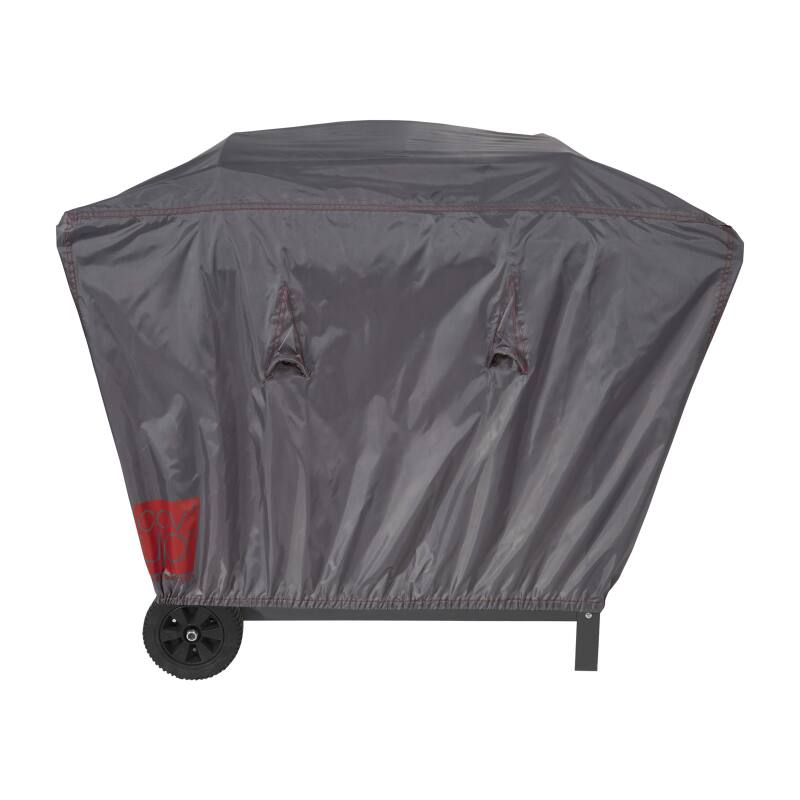 Rechteckige Grillabdeckung 110 x 58 x 60 cm Grau