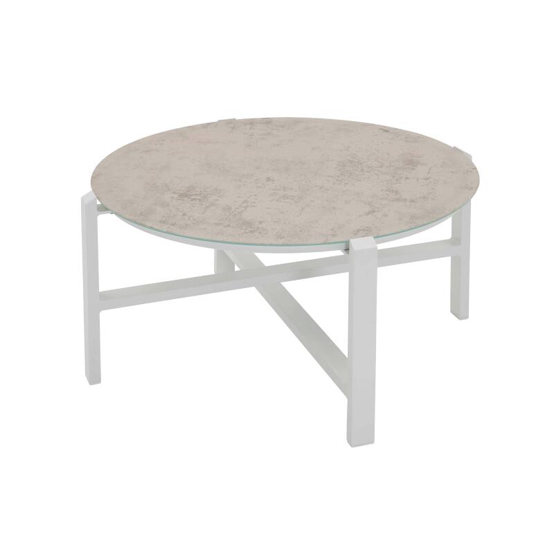 4-Sitzer-Gartenmöbel aus Aluminium mit 1 Sofa, 2 Sesseln und Couchtisch (5/7)