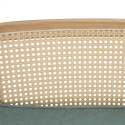 Relaxsessel aus Stahl, synthetischem Rattan und Stoff