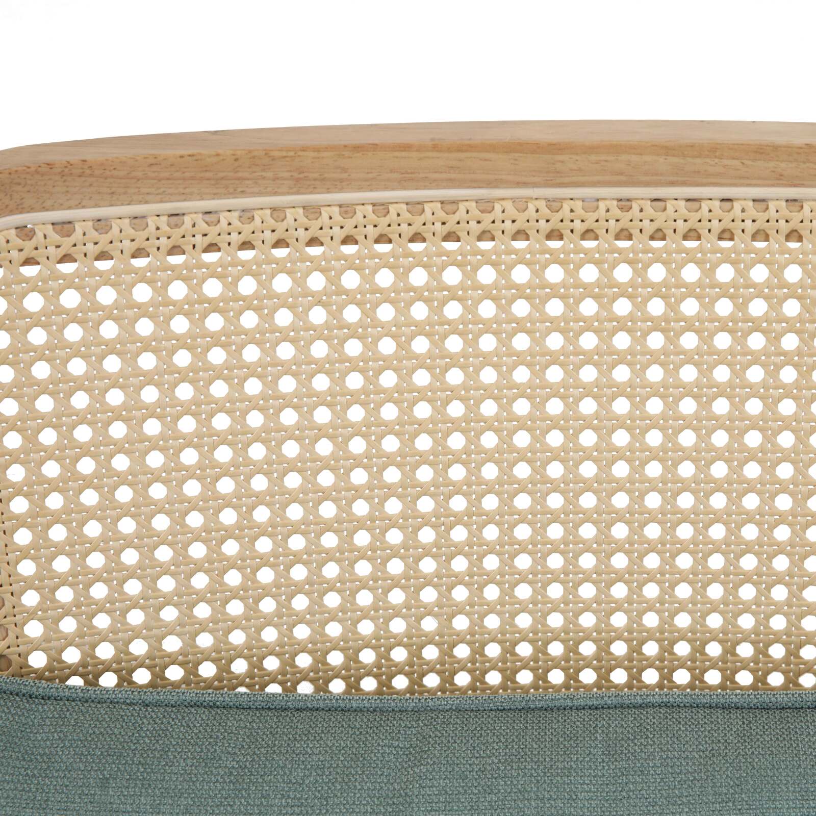 Relaxsessel aus Stahl, synthetischem Rattan und Stoff