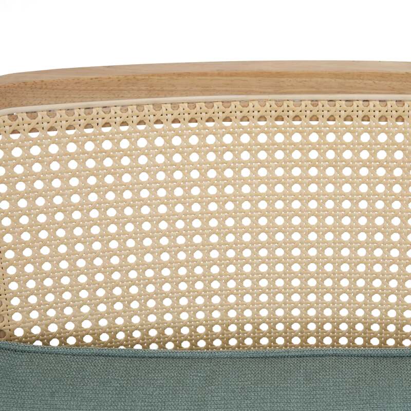 Relaxsessel aus Stahl, synthetischem Rattan und Stoff