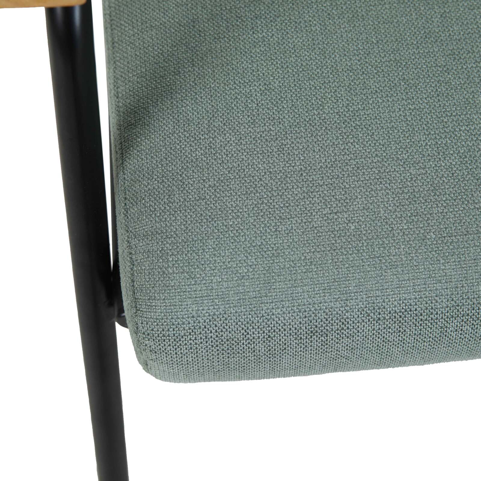 Relaxsessel aus Stahl, synthetischem Rattan und Stoff