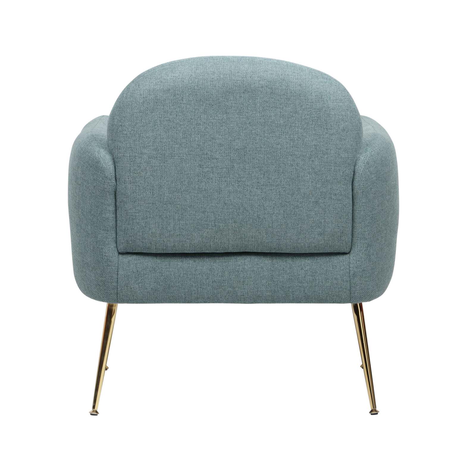 Relaxsessel aus Stahl und Stoff