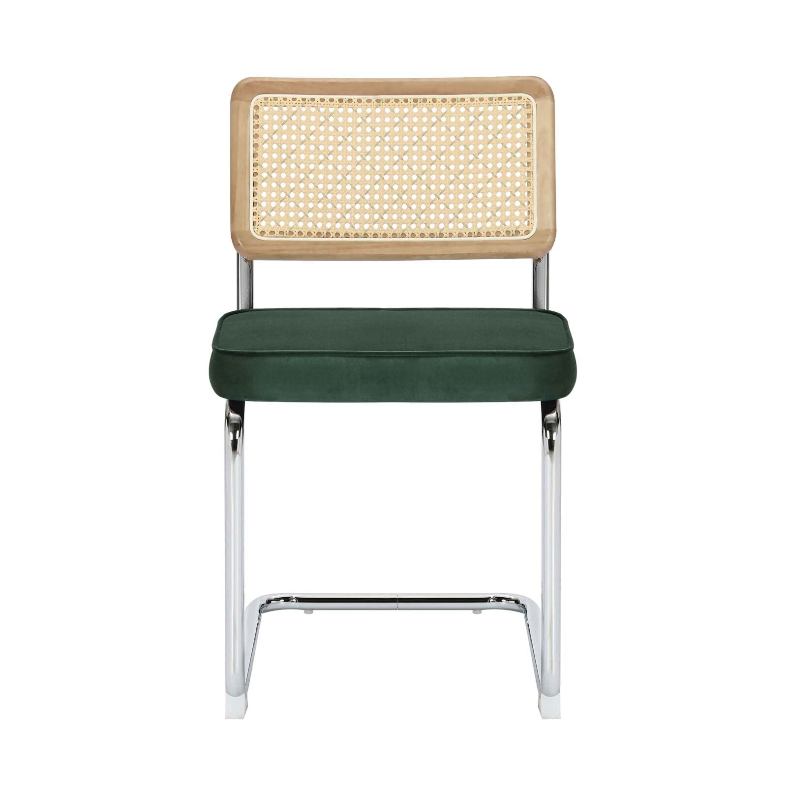 Set aus 2 Stühlen aus Stahl und Samt 