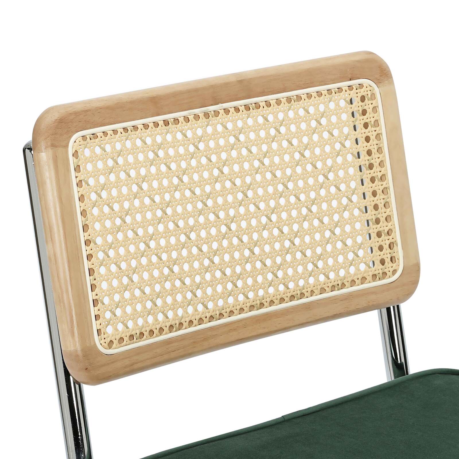 Set aus 2 Stühlen aus Stahl und Samt 