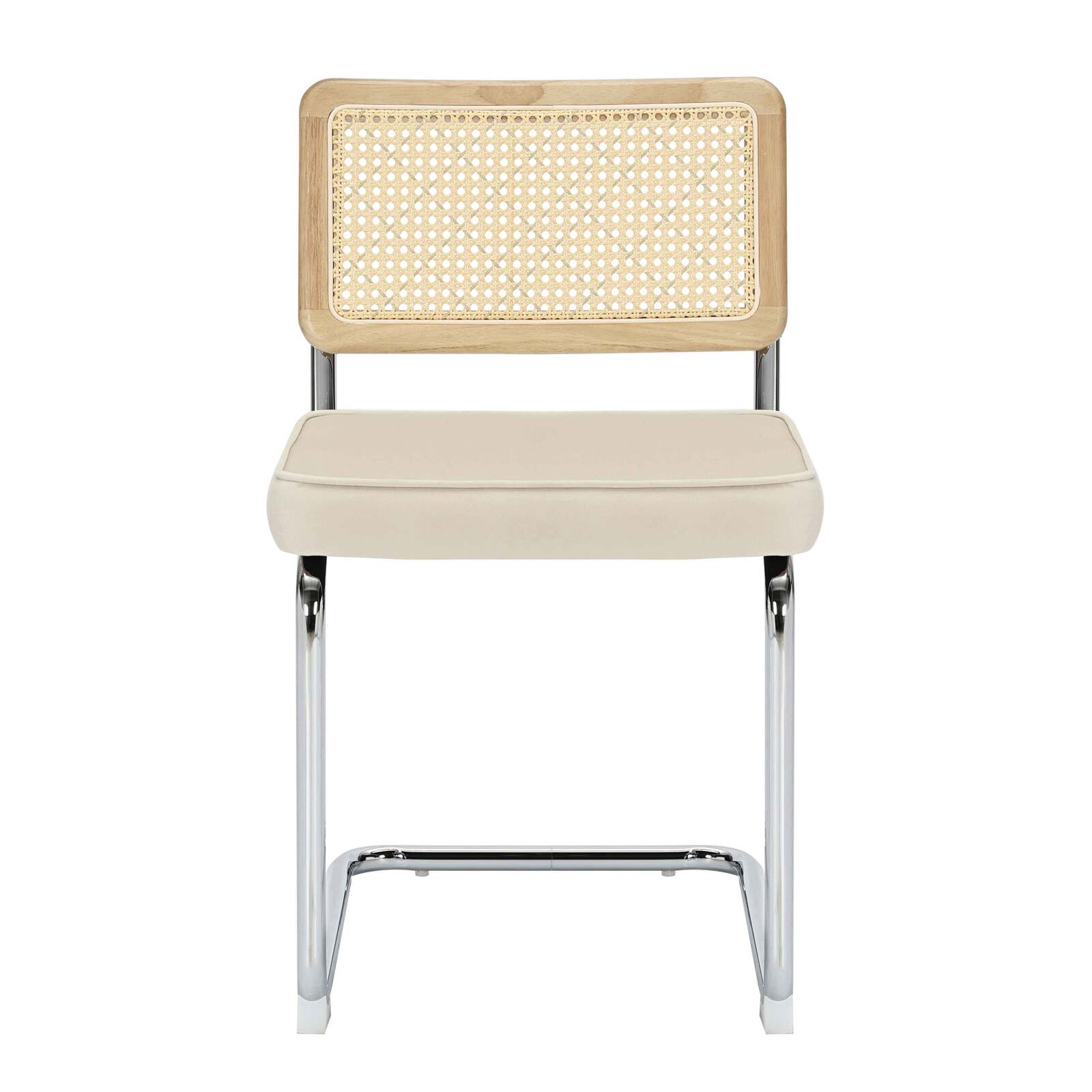 Set aus 2 Stühlen aus Stahl und Samt 