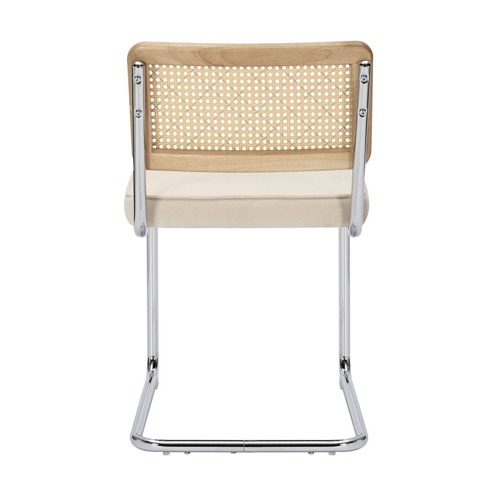 Set aus 2 Stühlen aus Stahl und Samt 