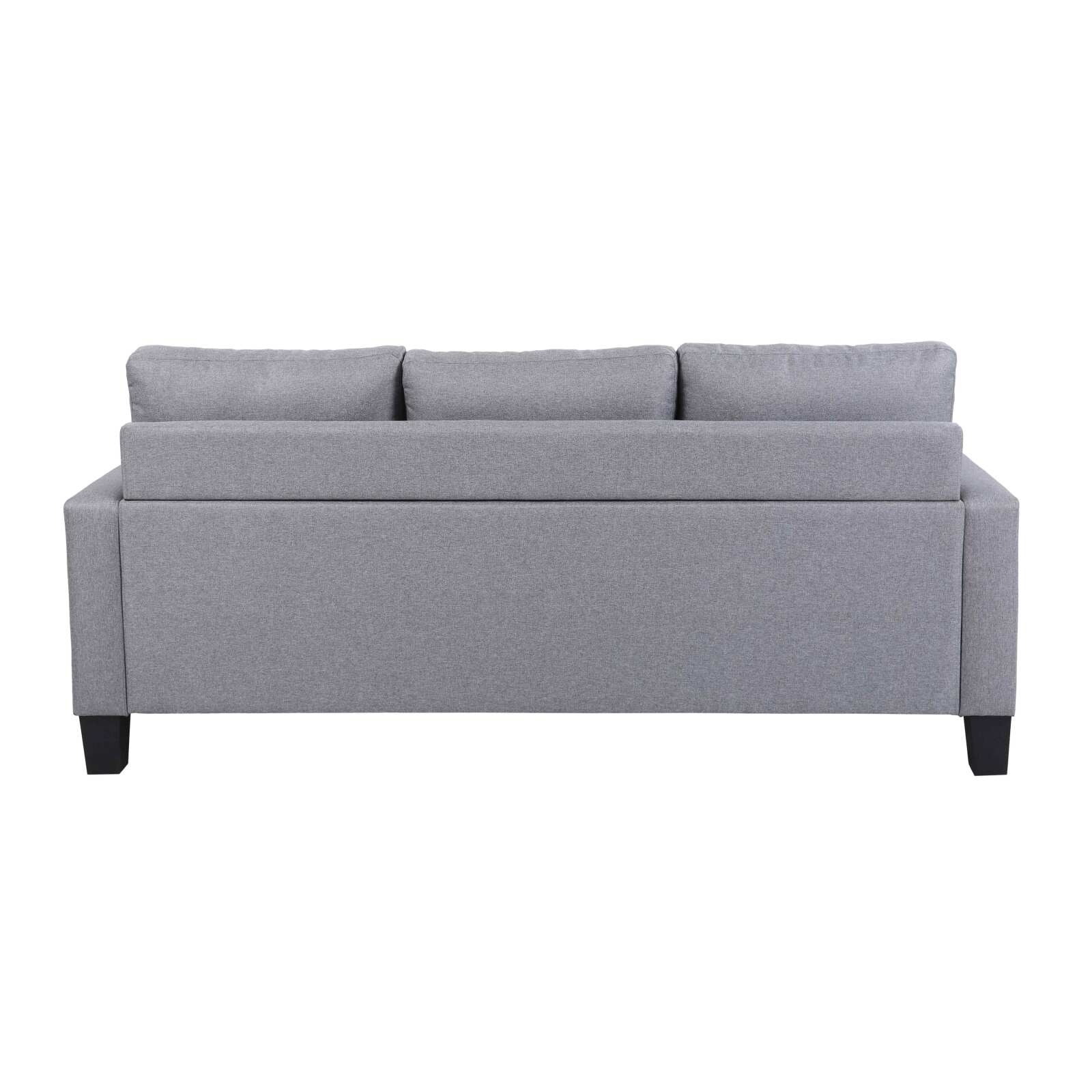 Ecksofa mit 3-Sitzer-Chaiselongue aus Stoff