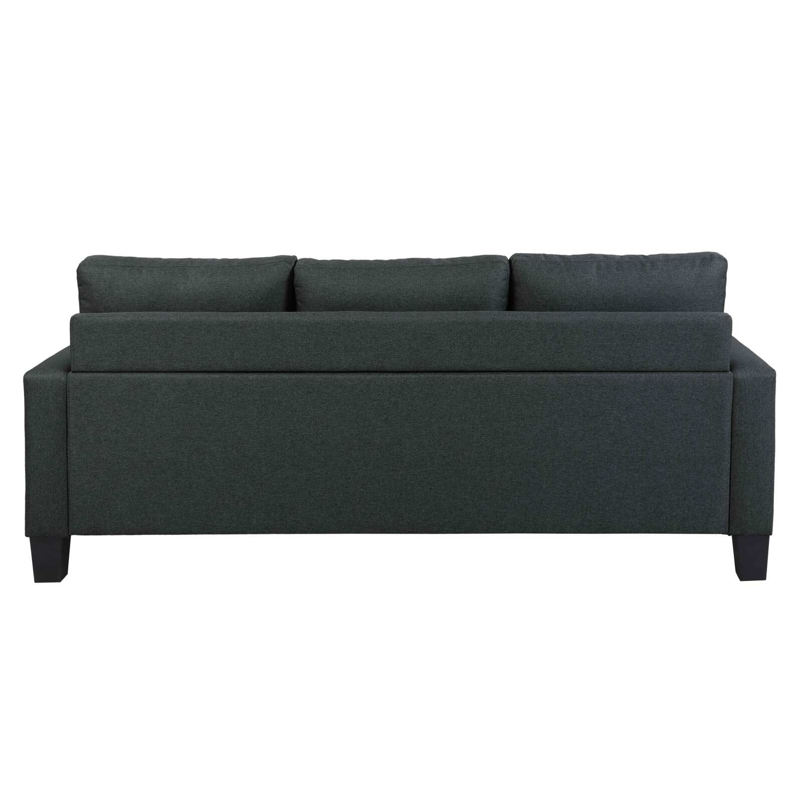 Ecksofa mit 3-Sitzer-Chaiselongue aus Stoff