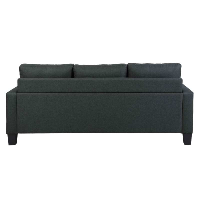 Ecksofa mit 3-Sitzer-Chaiselongue aus Stoff (4/8)