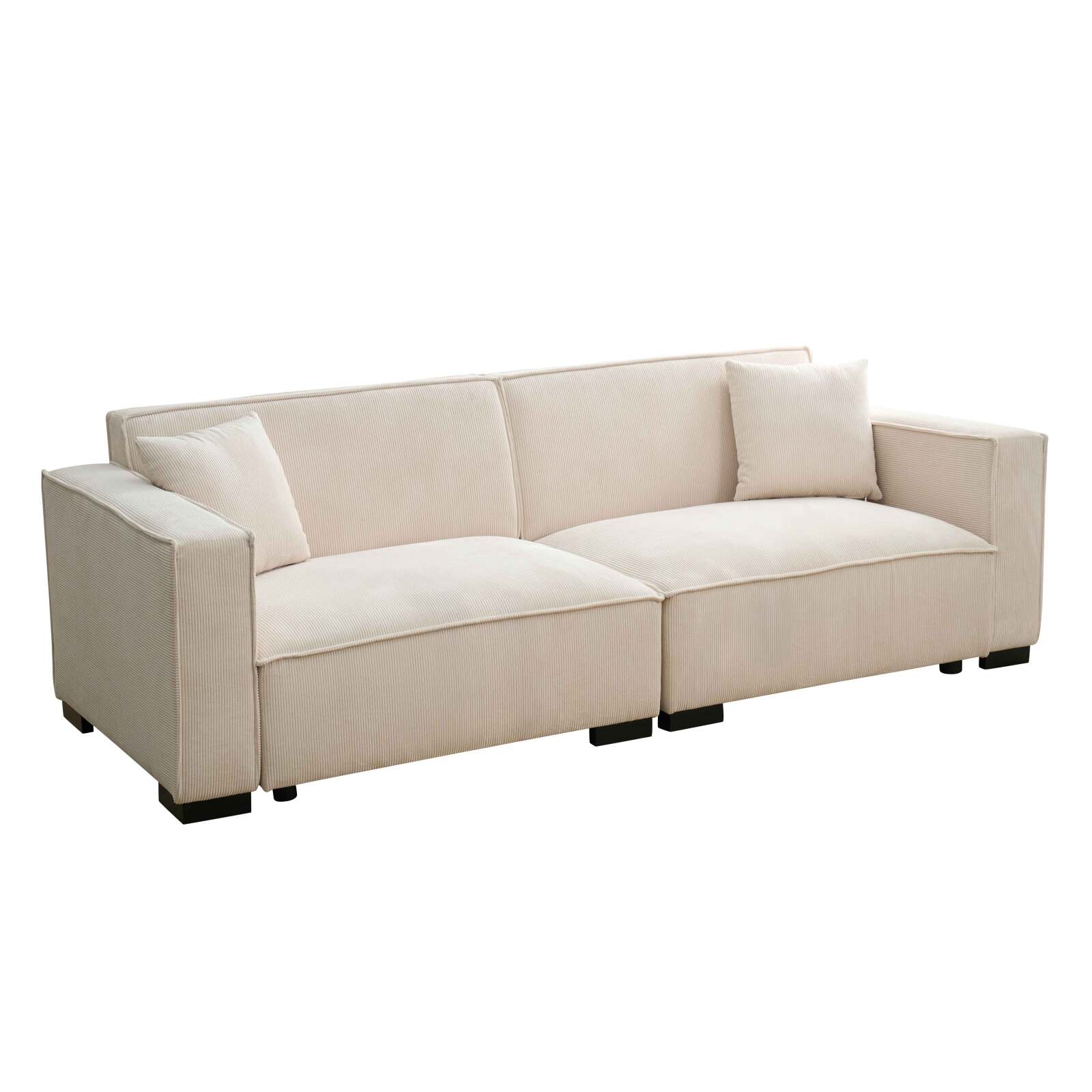 3-Sitzer-Sofa aus geradem Cord 3-Sitzer-Sofa aus geradem Cord