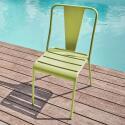 Gartenstuhl Pariser Bistro-Stil aus durchbrochenen Metall - Lifestyle