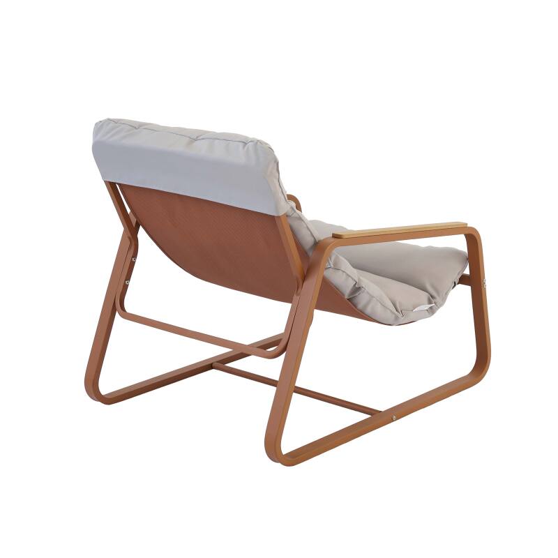 Relaxsessel aus Stahl und Textilene mit Fußstütze (4/7)