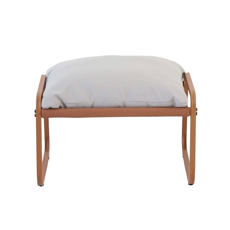 Relaxsessel aus Stahl und Textilene mit Fußstütze (6/7)