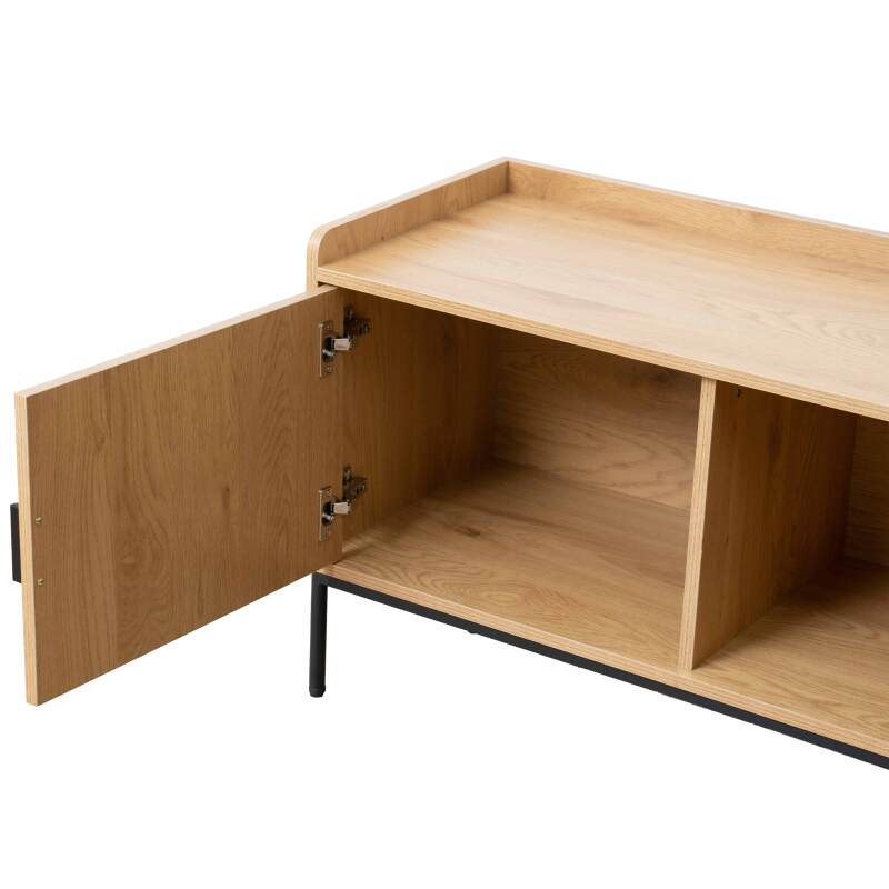 TV-Schrank aus Stahl und MDF mit Melamindekor 150 cm