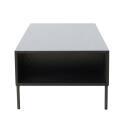 Couchtisch aus Stahl und MDF mit Melamindekor 150 cm