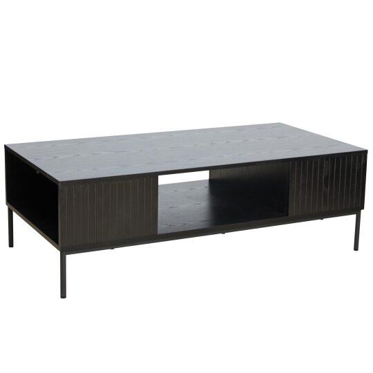 Couchtisch aus Stahl und MDF mit Melamindekor 150 cm