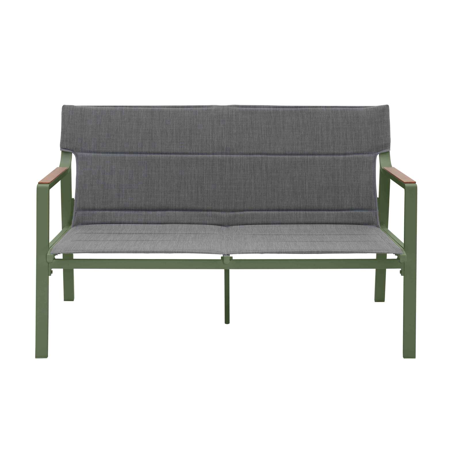 4-Sitzer-Gartenmöbel aus Aluminium mit 1 Sofa, 2 Sesseln und Couchtisch