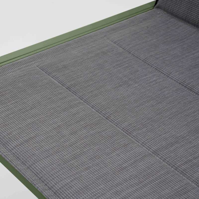 4-Sitzer-Gartenmöbel aus Aluminium mit 1 Sofa, 2 Sesseln und Couchtisch