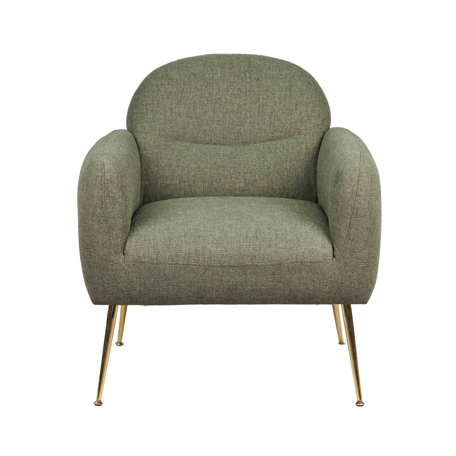 Relaxsessel aus Stahl und Stoff