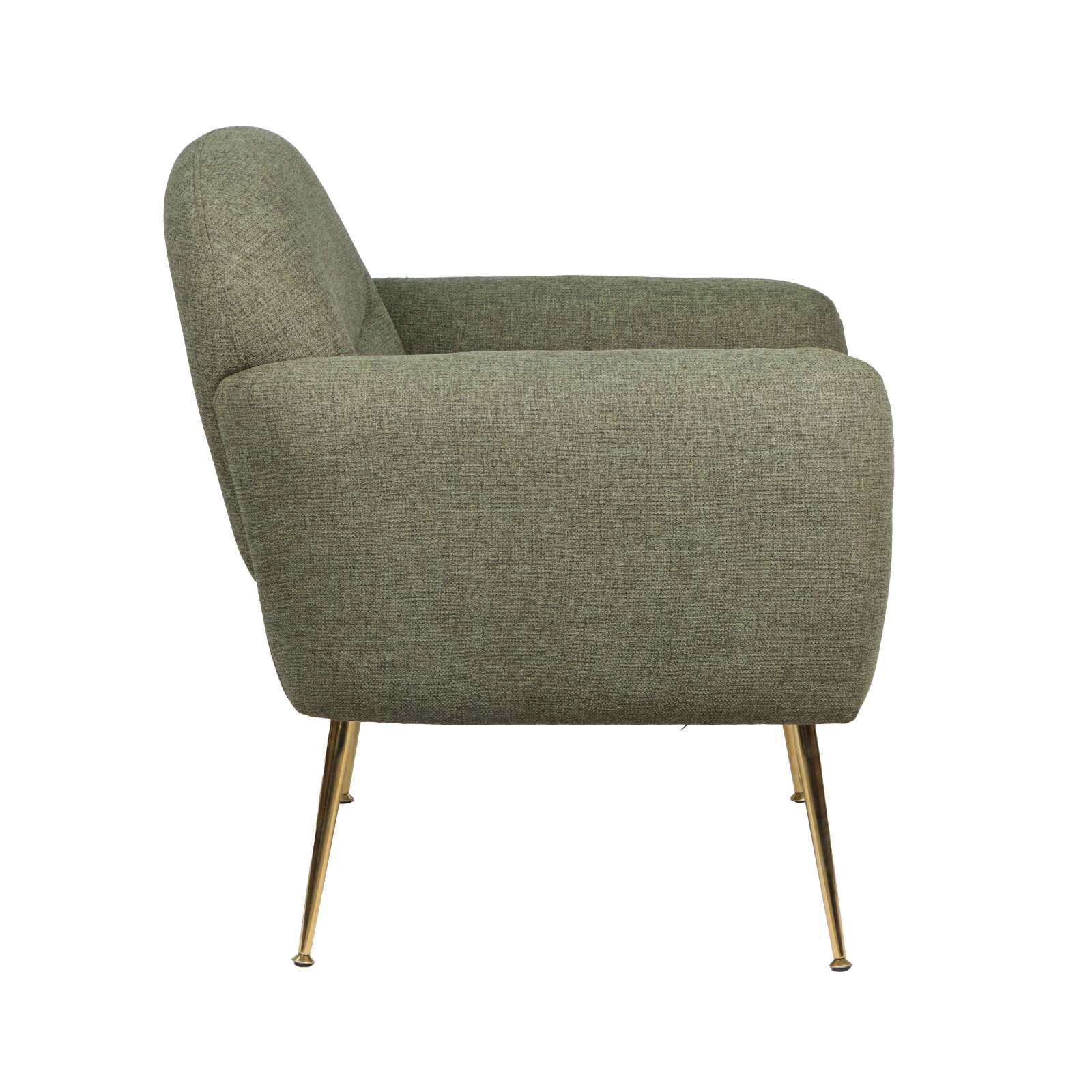 Relaxsessel aus Stahl und Stoff