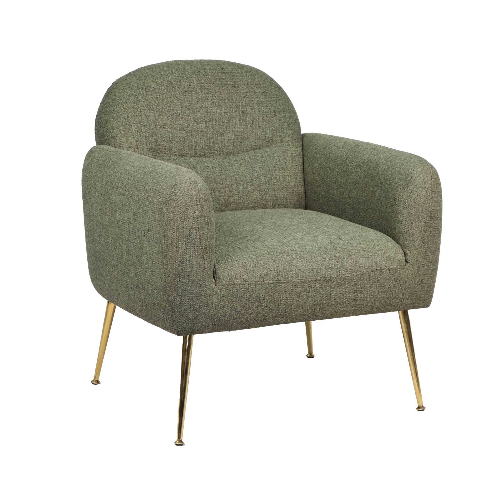 Relaxsessel aus Stahl und Stoff