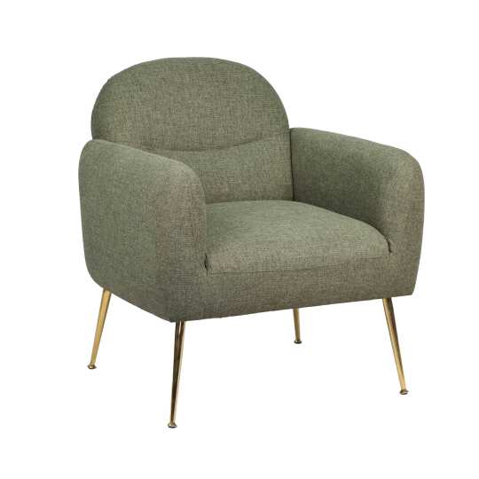 Relax-Sessel aus Stoff und Metall | Oviala