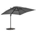 Ampelschirm kippbar, 360 Grad drehbar (2 x 3m) und 4 beschwerte Platten