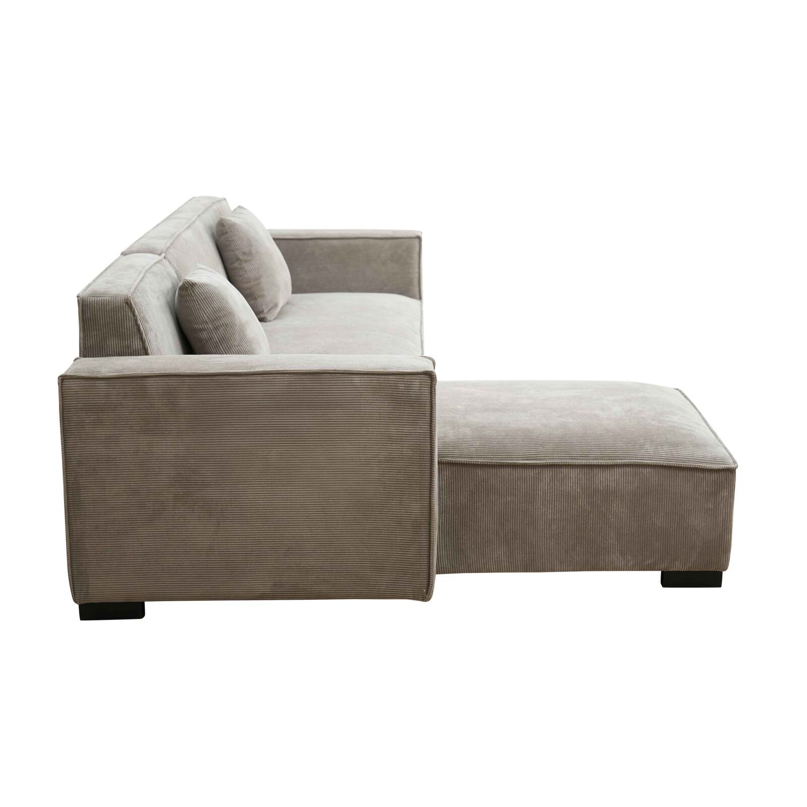 Sofa mit linker Chaiselongue, 3-Sitzer, aus Stoff Sofa mit linker Chaiselongue, 3-Sitzer, aus Stoff