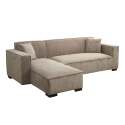 Sofa mit linker Chaiselongue, 3-Sitzer, aus Stoff