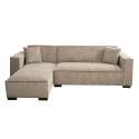 Sofa mit linker Chaiselongue, 3-Sitzer, aus Stoff