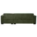 Sofa mit linker Chaiselongue, 3-Sitzer, aus Stoff