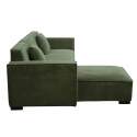 Sofa mit linker Chaiselongue, 3-Sitzer, aus Stoff